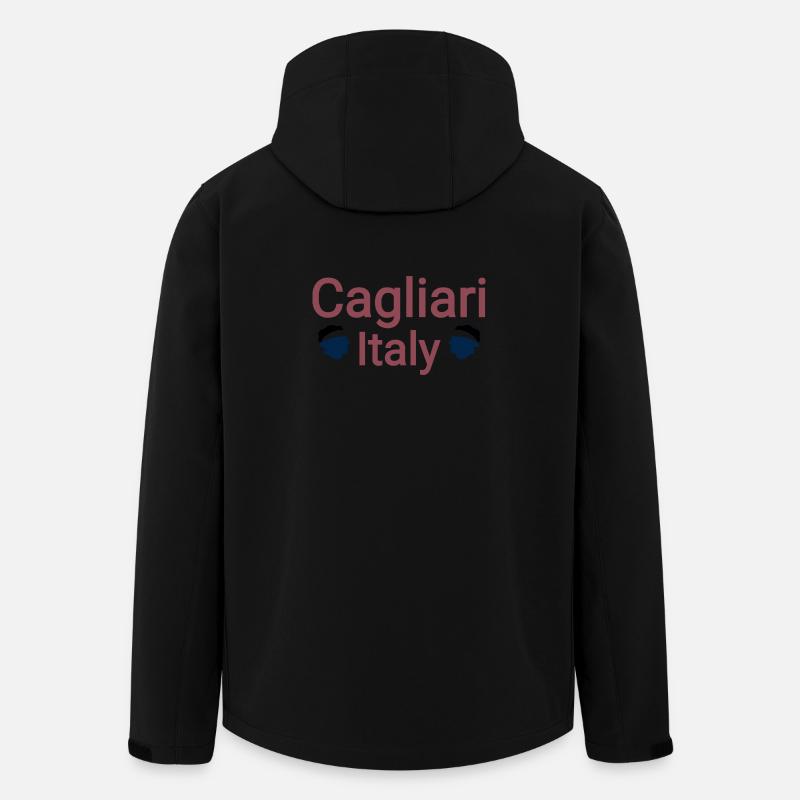 Cagliari italy liebe - Recycelte Männer Softshell-Jacke von Stanley/Stella - Schwarz