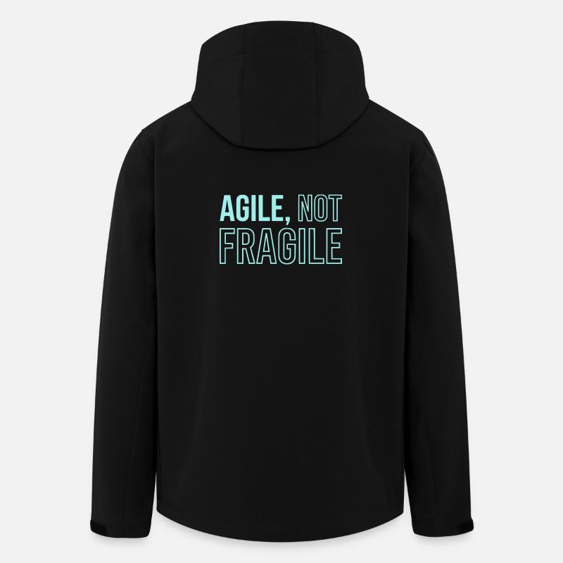 Agile Development, Scrum Coach Shirt - Men’s Recycled Softshell Jacket by Stanley/Stella - black