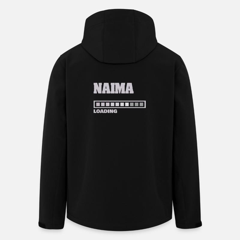 Cadeau pour Naima - Veste softshell homme en polyester recyclé Stanley/Stella - noir