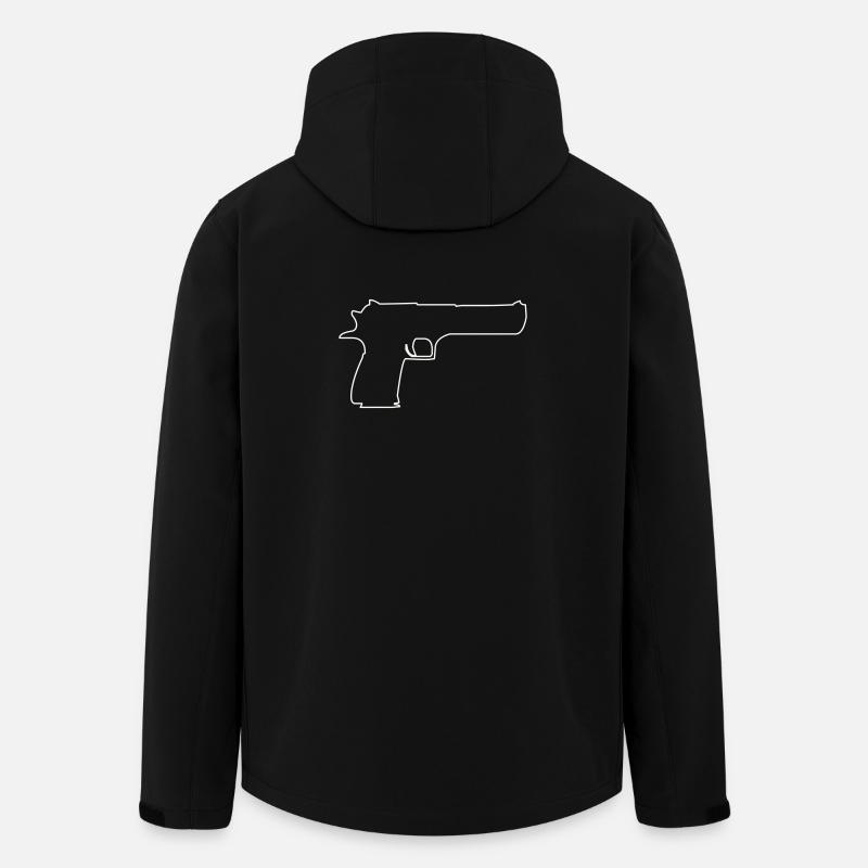 Weapon - Men’s Recycled Softshell Jacket by Stanley/Stella - black