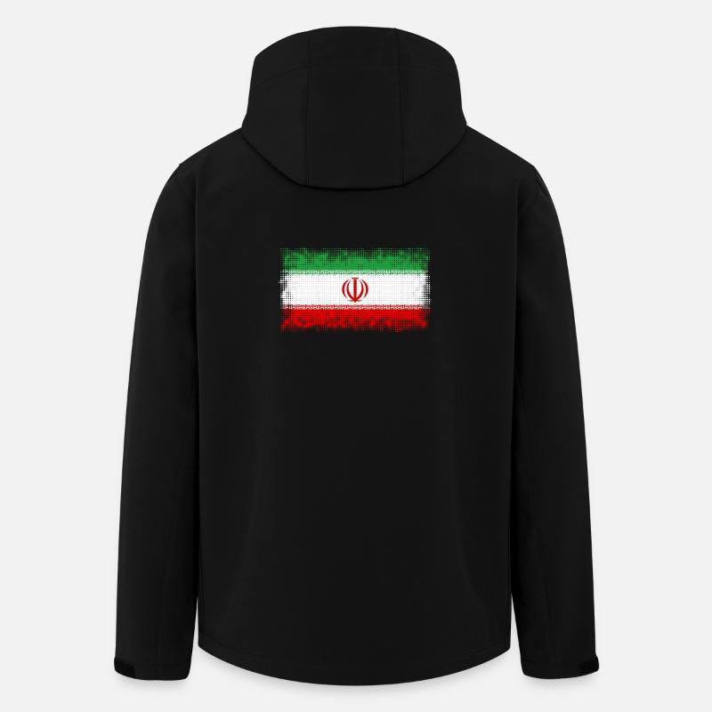Iran as a country - Men’s Recycled Softshell Jacket by Stanley/Stella - black