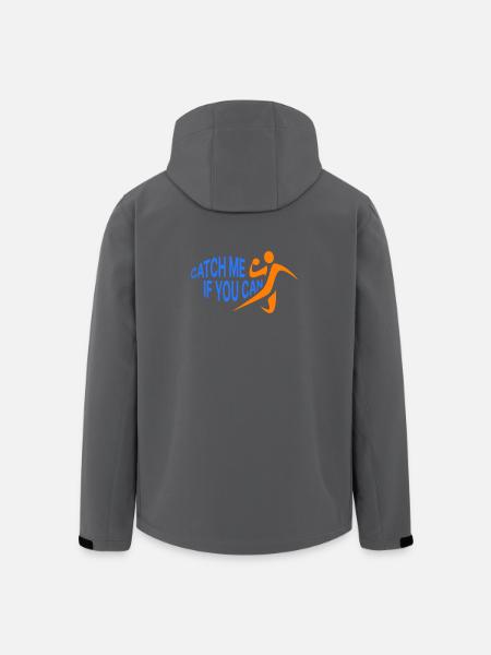 Handball | Attrape-moi - Veste softshell homme en polyester recyclé Stanley/Stella - noir