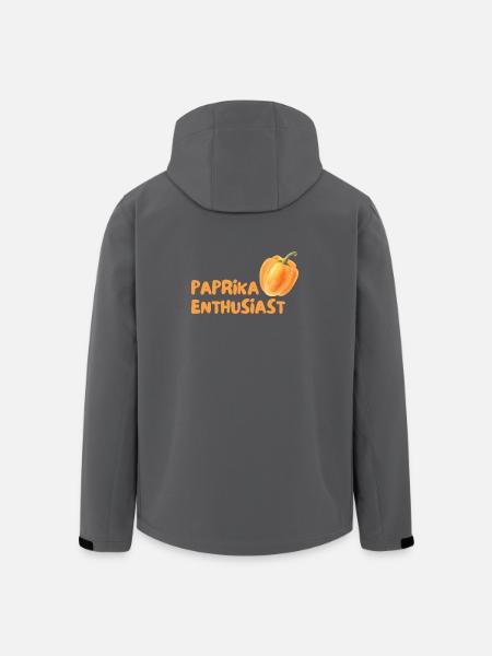 Paprika Enthusiast - Men’s Recycled Softshell Jacket by Stanley/Stella - black