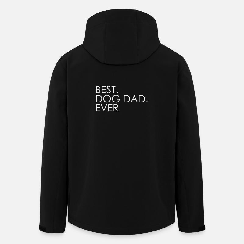 Bester Hundevater Aller Zeiten - Recycelte Männer Softshell-Jacke von Stanley/Stella - Schwarz