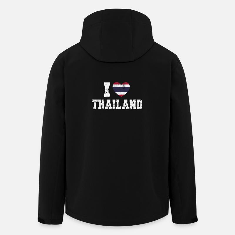 Thaïlande - Veste softshell homme en polyester recyclé Stanley/Stella - noir