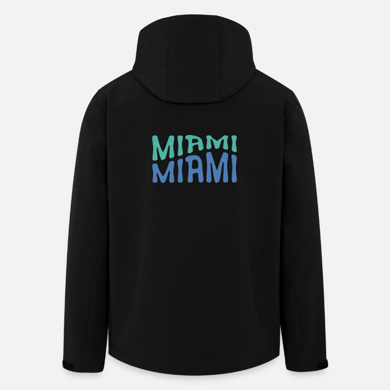 Miami - Veste softshell homme en polyester recyclé Stanley/Stella - noir