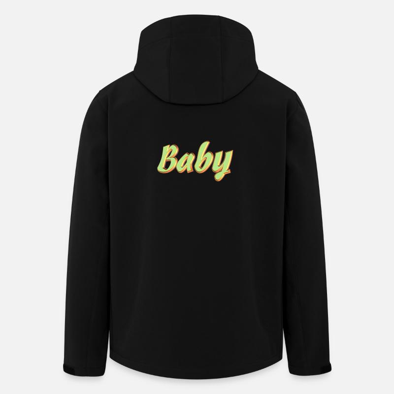 Baby - Recycelte Männer Softshell-Jacke von Stanley/Stella - Schwarz