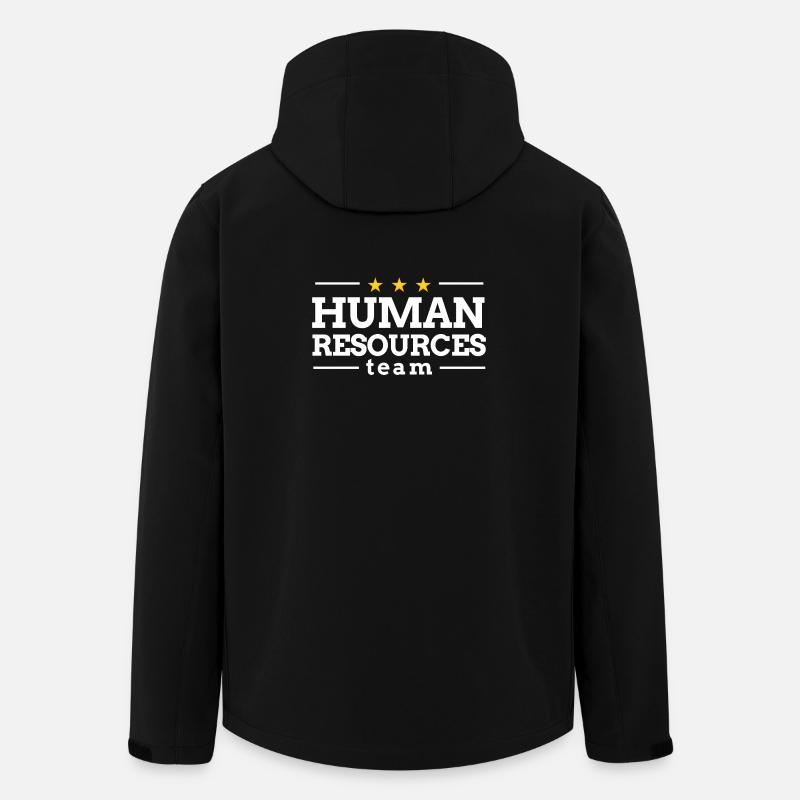 Personalabteilung - Recycelte Männer Softshell-Jacke von Stanley/Stella - Schwarz