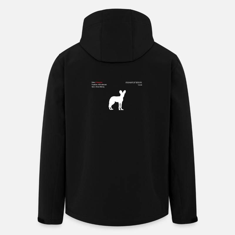 Hund - Recycelte Männer Softshell-Jacke von Stanley/Stella - Schwarz