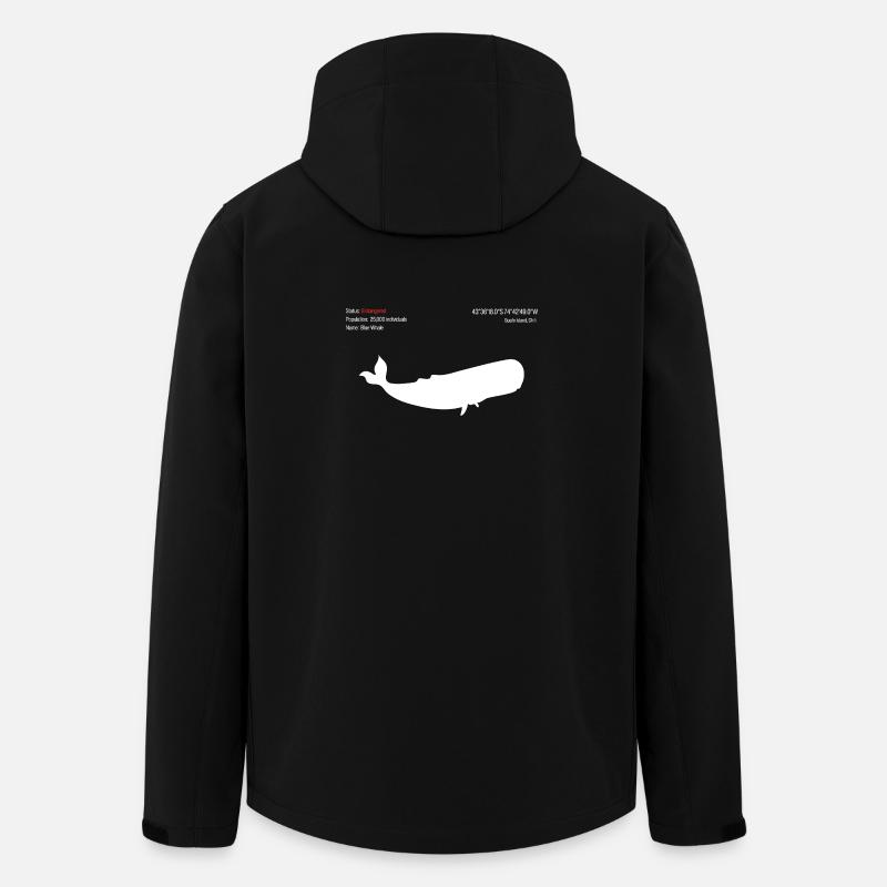 Wal - Recycelte Männer Softshell-Jacke von Stanley/Stella - Schwarz