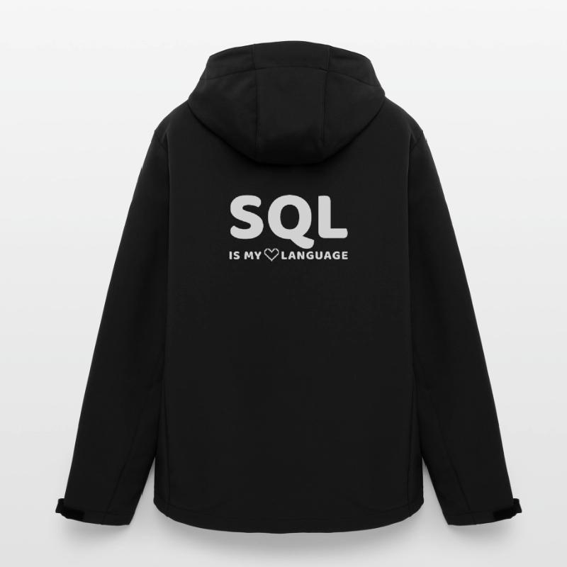 Himmlisches Codemuster auf dunklem Hintergrund Recycelte Männer Softshell-Jacke von Stanley/Stella