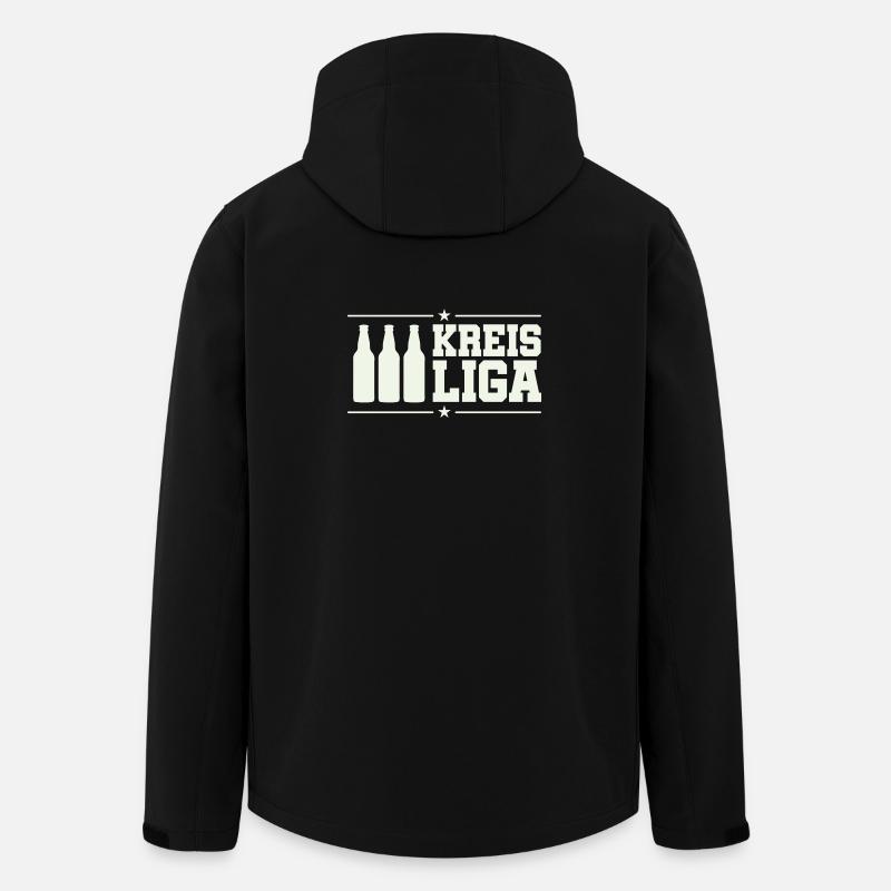 District League - Men’s Recycled Softshell Jacket by Stanley/Stella - black