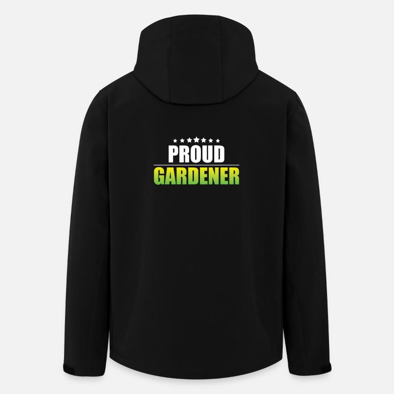 Proud gardener - Men’s Recycled Softshell Jacket by Stanley/Stella - black