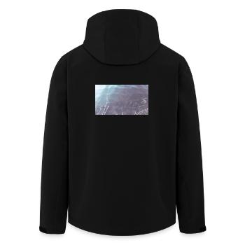Eau pour vélo - Veste softshell homme en polyester recyclé Stanley/Stella - noir - Dos - AI Model Male 185 light (185cm)