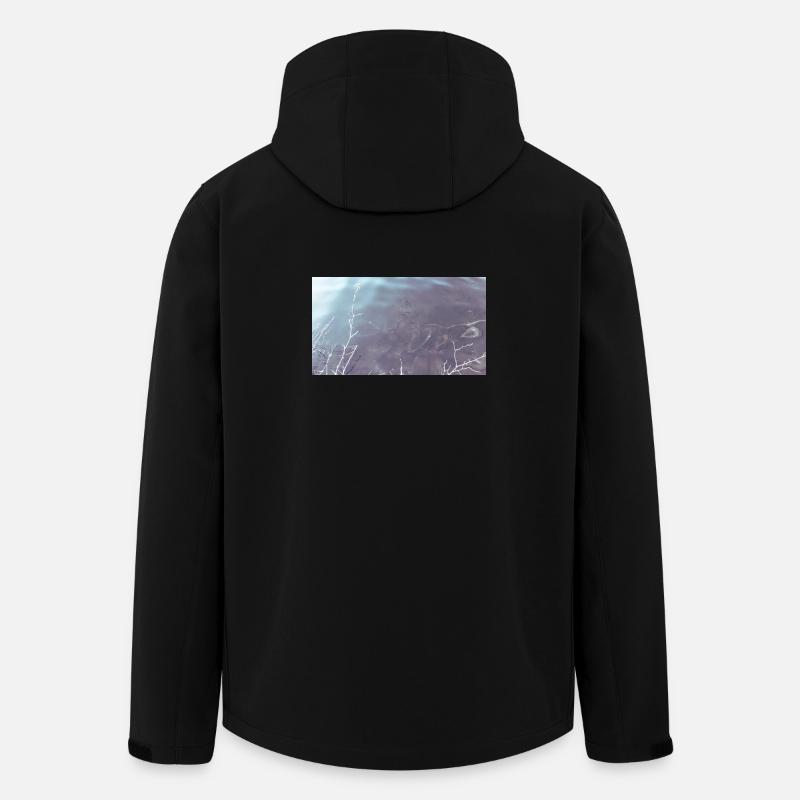 Fahrradwasser - Recycelte Männer Softshell-Jacke von Stanley/Stella - Schwarz