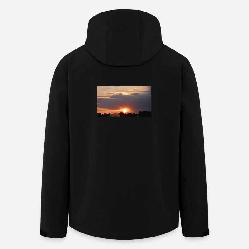A beautiful sunset - Men’s Recycled Softshell Jacket by Stanley/Stella - black