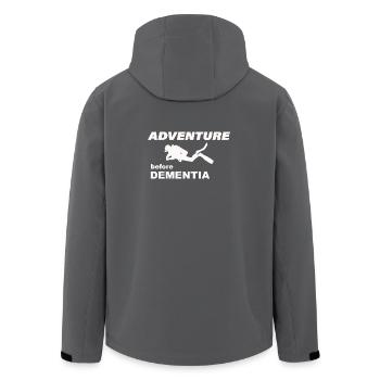 AVENTURE DE PLONGÉE - Veste softshell homme en polyester recyclé Stanley/Stella - charbon - Dos - AI Model Male 185 light (185cm)