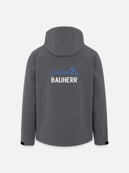 GrafBen Builder Building Graphics - Men’s Recycled Softshell Jacket by Stanley/Stella - black