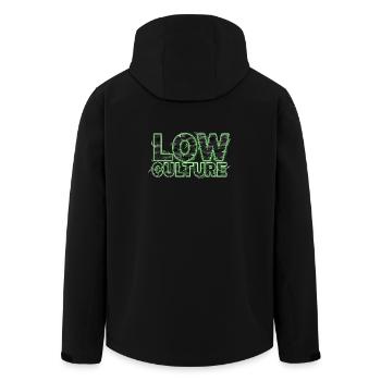 Low Culture Spruch für Tuning Fans und Autofahrer - Recycelte Männer Softshell-Jacke von Stanley/Stella - Schwarz - Hinten - AI Model Male 185 light (185cm)