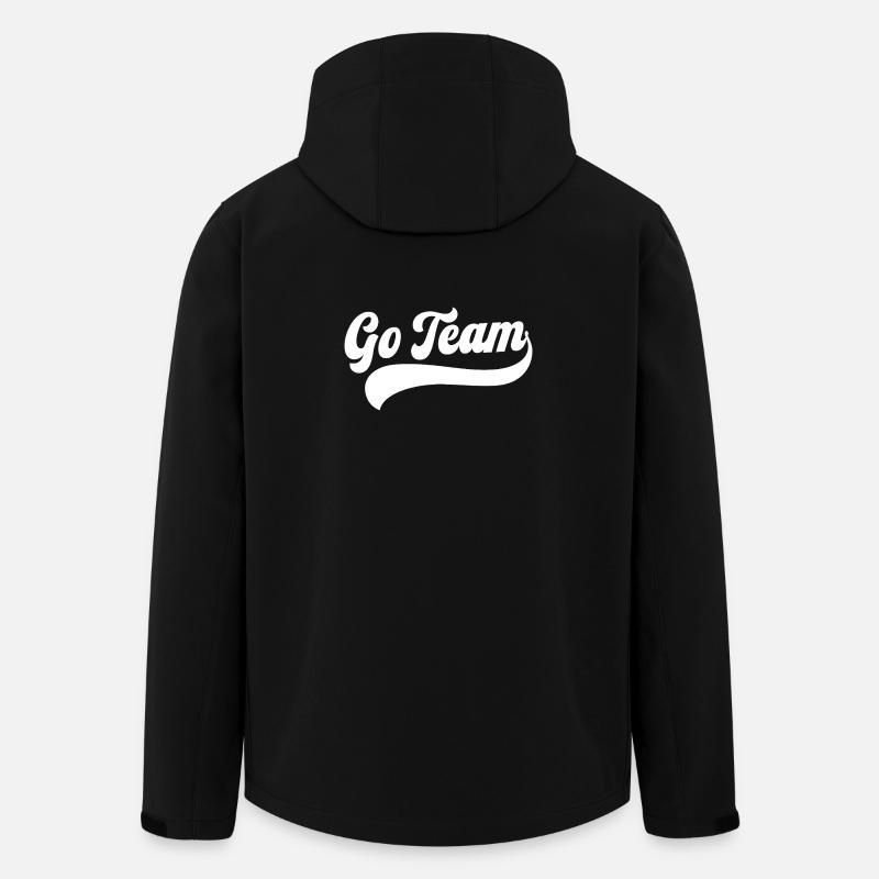 Aller l’équipe - Veste softshell homme en polyester recyclé Stanley/Stella - noir