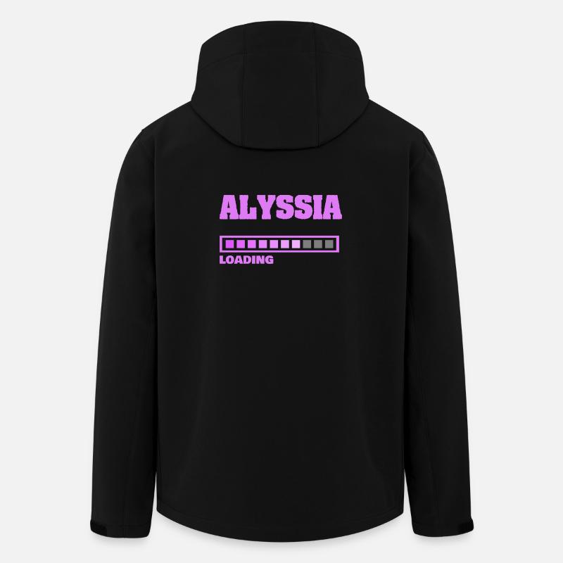 Naissance d’Alyssia - Veste softshell homme en polyester recyclé Stanley/Stella - noir