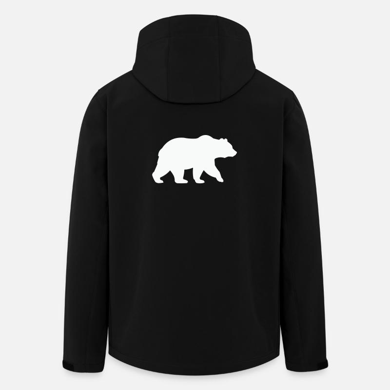 Bear - Men’s Recycled Softshell Jacket by Stanley/Stella - black
