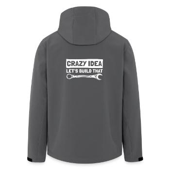 Let's build that Car lover car guy mechanic - Recycelte Männer Softshell-Jacke von Stanley/Stella - Schwarz - Hinten - AI Model Male 185 light (185cm)