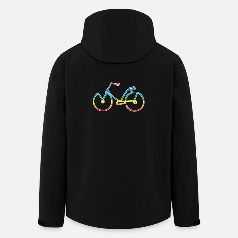 bike - Men’s Recycled Softshell Jacket by Stanley/Stella - black