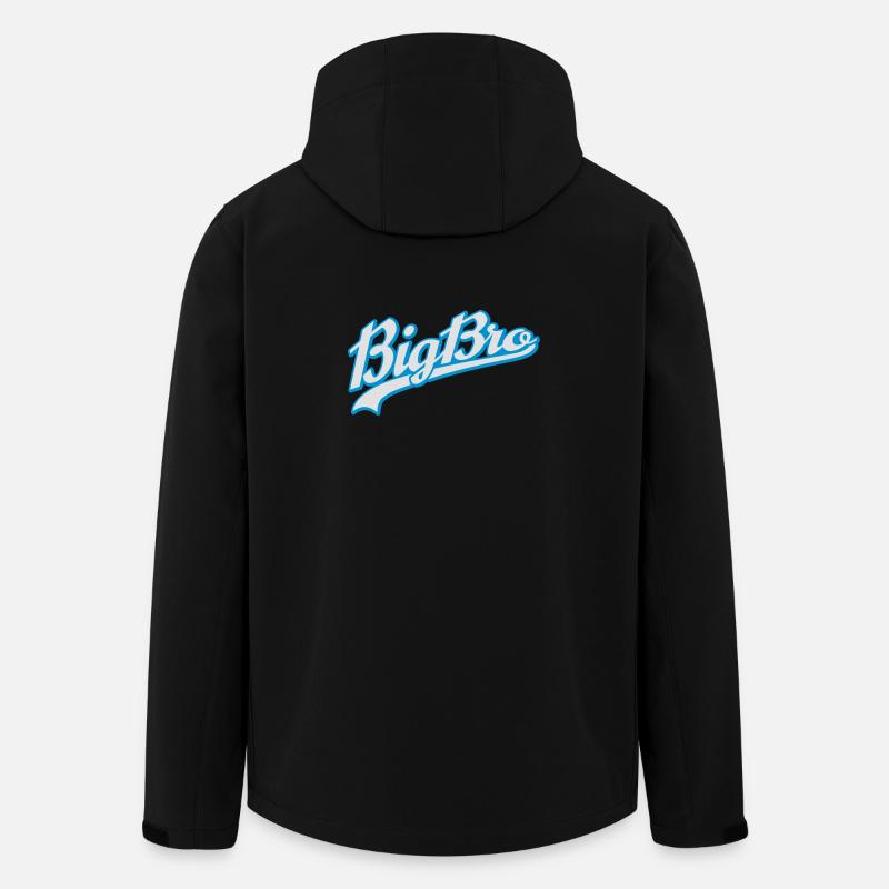 Big Bro - Recycelte Männer Softshell-Jacke von Stanley/Stella - Schwarz