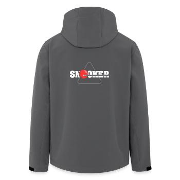 Snooker Spieler Billard Verein Logo Symbol icon - Recycelte Männer Softshell-Jacke von Stanley/Stella - Anthrazit - Hinten - AI Model Male 185 light (185cm)