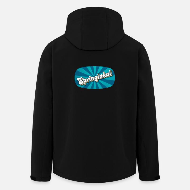 Springinkal - lebhafter Junge, Kosename - Recycelte Männer Softshell-Jacke von Stanley/Stella - Schwarz
