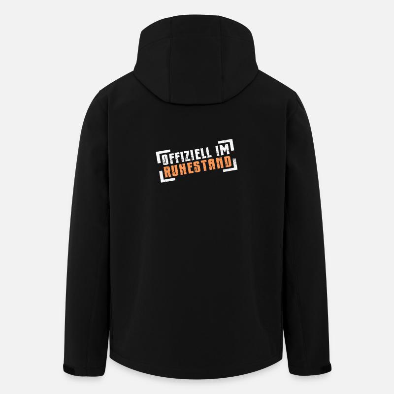 Ruhestand Rentner Rentnerin - Recycelte Männer Softshell-Jacke von Stanley/Stella - Schwarz