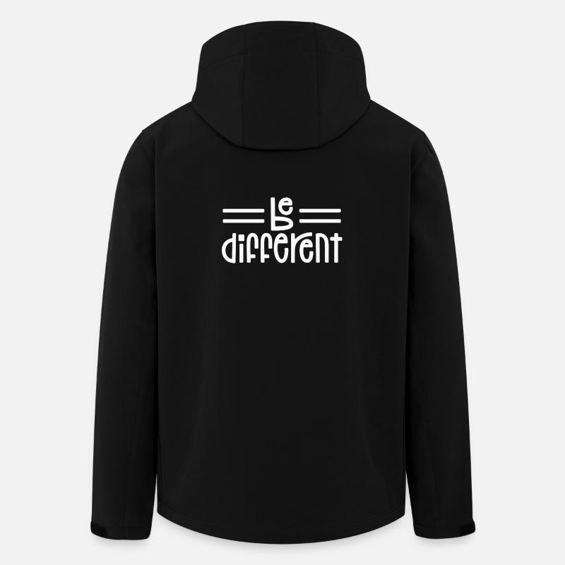 Sei anders - Recycelte Männer Softshell-Jacke von Stanley/Stella - Schwarz