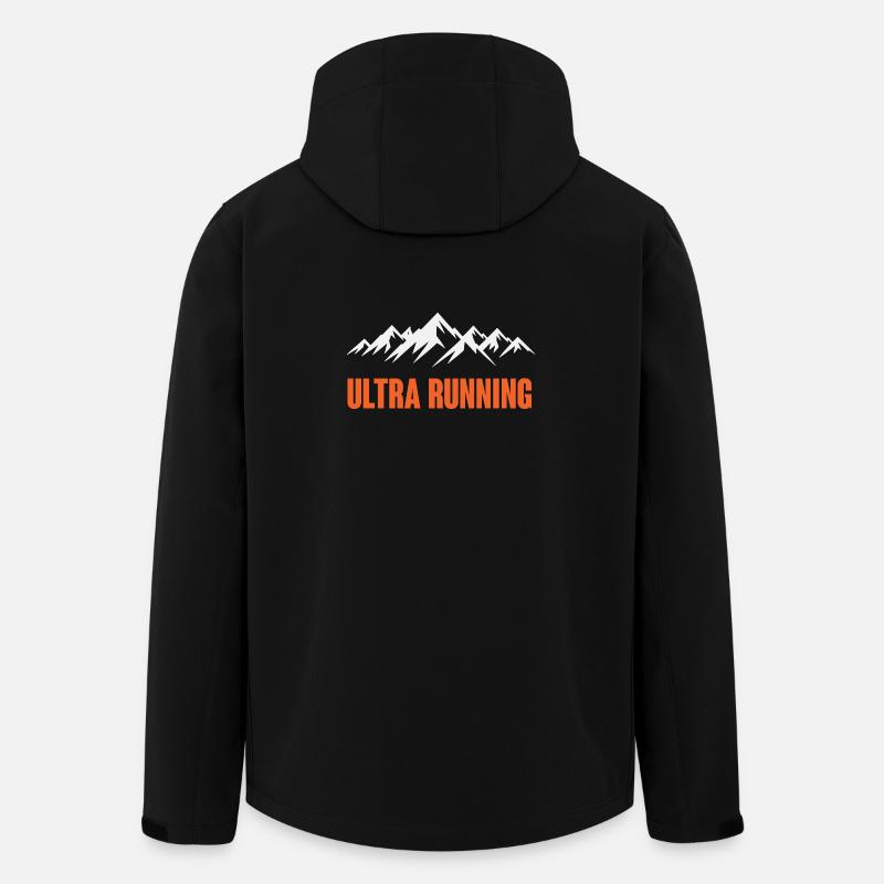 Ultra-Laufen - Recycelte Männer Softshell-Jacke von Stanley/Stella - Schwarz
