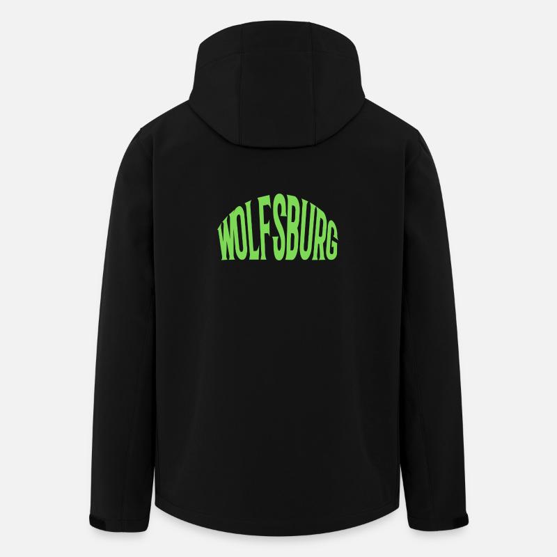 Wolfsburg - Veste softshell homme en polyester recyclé Stanley/Stella - noir