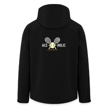 Sweat à capuche, t-shirt et sac Tennis Ace-o-holic Fun - Veste softshell homme en polyester recyclé Stanley/Stella - noir - Dos - AI Model Male 185 light (185cm)