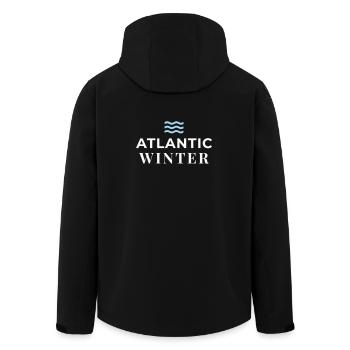 ATLANTEA – Atlantische Winterausgabe - Recycelte Männer Softshell-Jacke von Stanley/Stella - Schwarz - Hinten - AI Model Male 185 light (185cm)