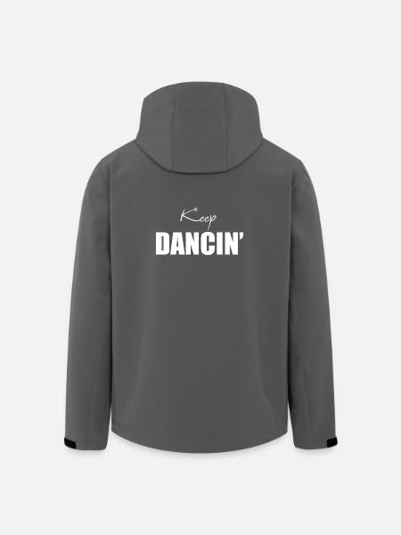 Keep Dancing Retro Dancer Gift & Dance Teacher Top - Men’s Recycled Softshell Jacket by Stanley/Stella - black