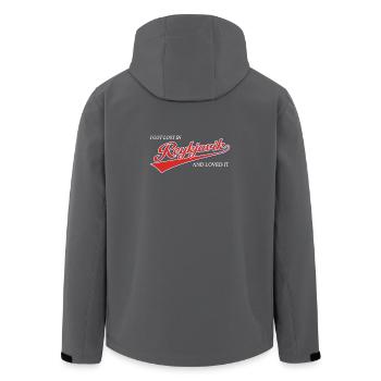 Je me suis perdu à Reykjavik et j’ai adoré ça - Veste softshell homme en polyester recyclé Stanley/Stella - charbon - Dos - AI Model Male 185 light (185cm)