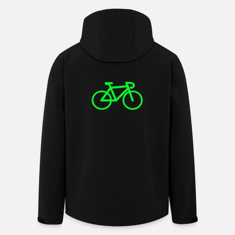 Fahrrad Rad - Recycelte Männer Softshell-Jacke von Stanley/Stella - Schwarz