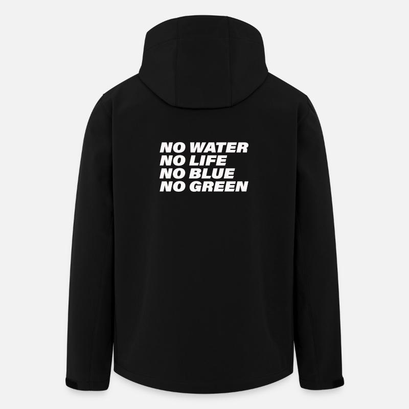 WATER - Recycelte Männer Softshell-Jacke von Stanley/Stella - Schwarz