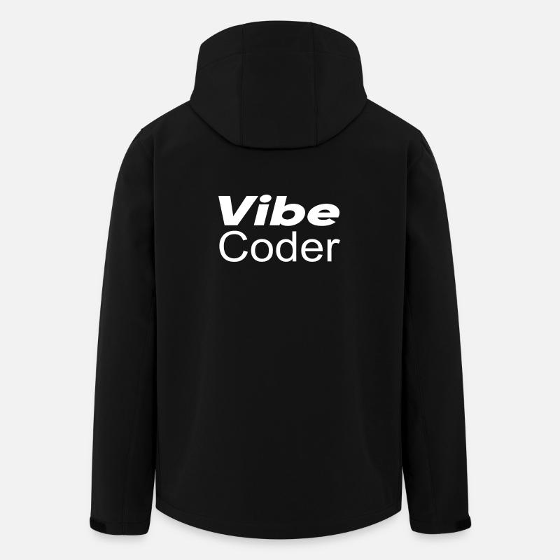 Techno-utopie : Vibe Coder - Veste softshell homme en polyester recyclé Stanley/Stella - noir