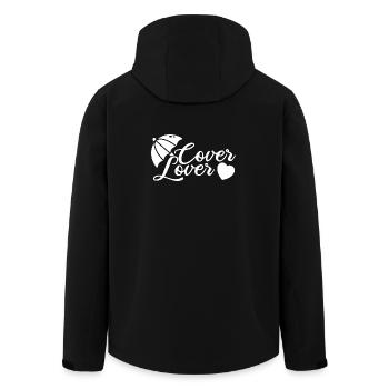 Insurance Agent Costume Cover Lover Medicare - Recycelte Männer Softshell-Jacke von Stanley/Stella - Schwarz - Hinten - AI Model Male 185 light (185cm)