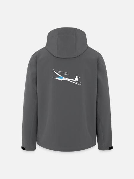 Glider glider pilot gift ideas - Men’s Recycled Softshell Jacket by Stanley/Stella - black