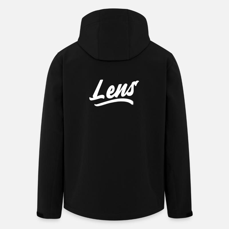 Lens - Veste softshell homme en polyester recyclé Stanley/Stella - noir