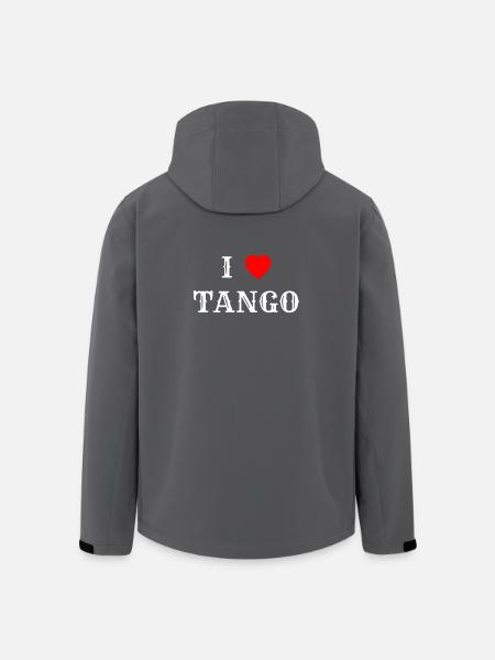 I Love Tango - Men’s Recycled Softshell Jacket by Stanley/Stella - black