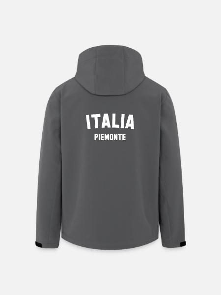 ITALIA Piemonte Italy Piedmont - Men’s Recycled Softshell Jacket by Stanley/Stella - black