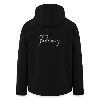 Tobias Name T-Shirt Geschenk für Männer - Recycelte Männer Softshell-Jacke von Stanley/Stella - Schwarz - Hinten - AI Model Male 185 light (185cm)