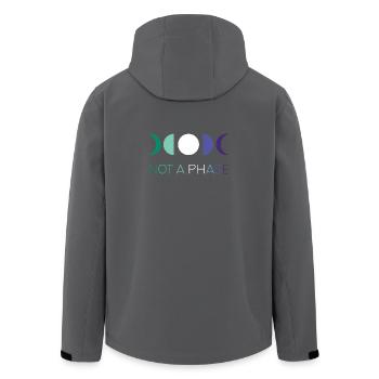 LGBTQ Pride Month - Keine Phase - Schwule - Recycelte Männer Softshell-Jacke von Stanley/Stella - Anthrazit - Hinten - AI Model Male 185 light (185cm)