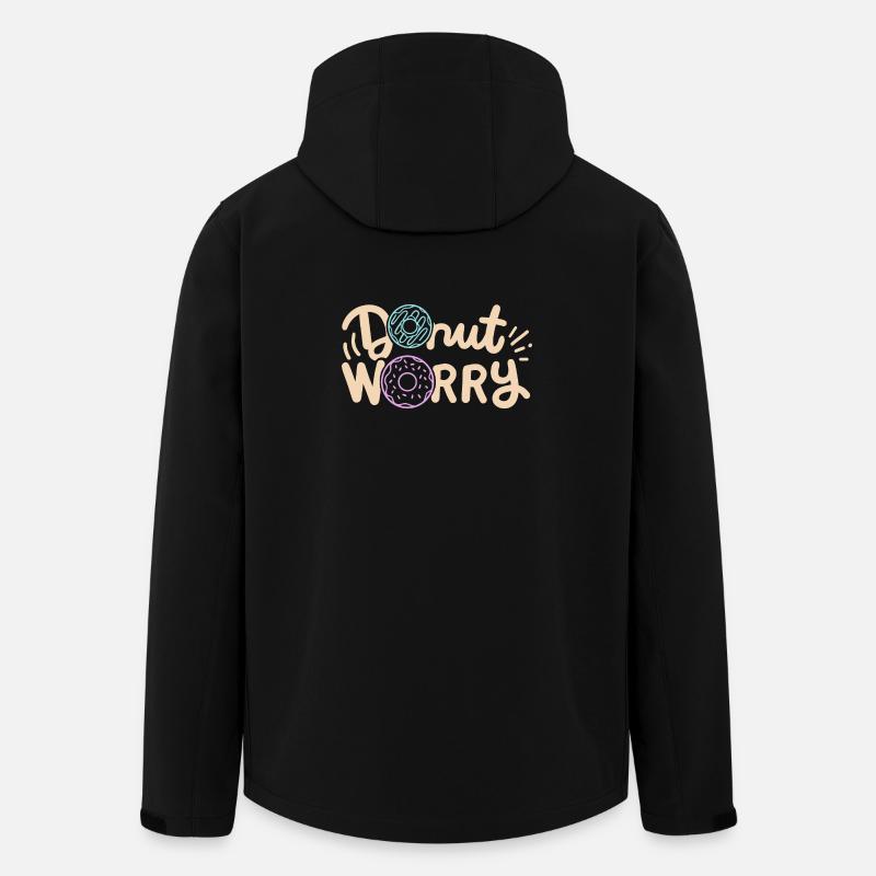 Donut inspirierender Donut - Recycelte Männer Softshell-Jacke von Stanley/Stella - Schwarz
